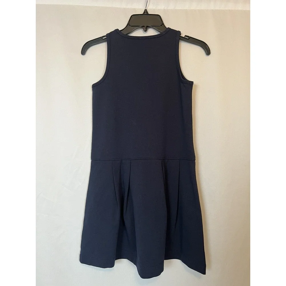 J.Crew Crewcuts Girls Sleeveless Ponte Uniform Dress Navy Size 10